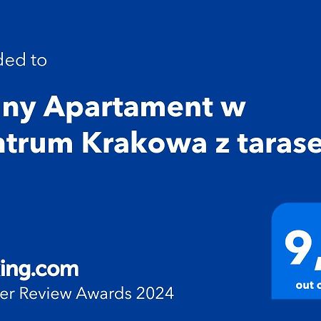 Ladny Apartament W Centrum Krakowa Z Tarasem. Екстериор снимка